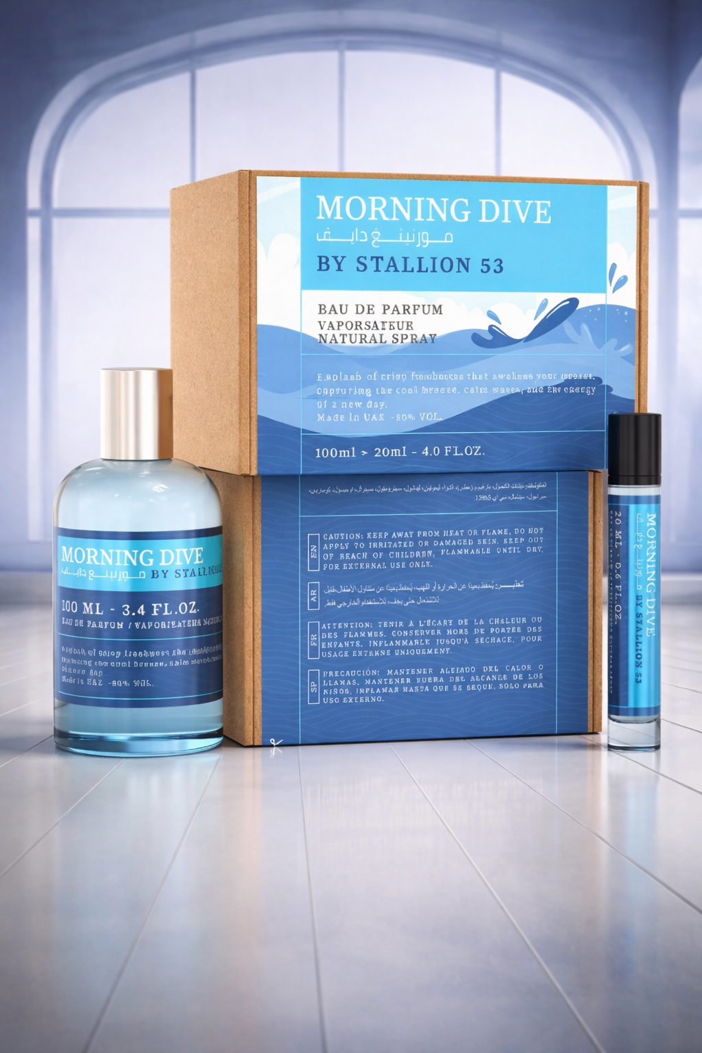 Morning Dive – Stallion 53 Eau de Parfum 100ml + 20ml for Men