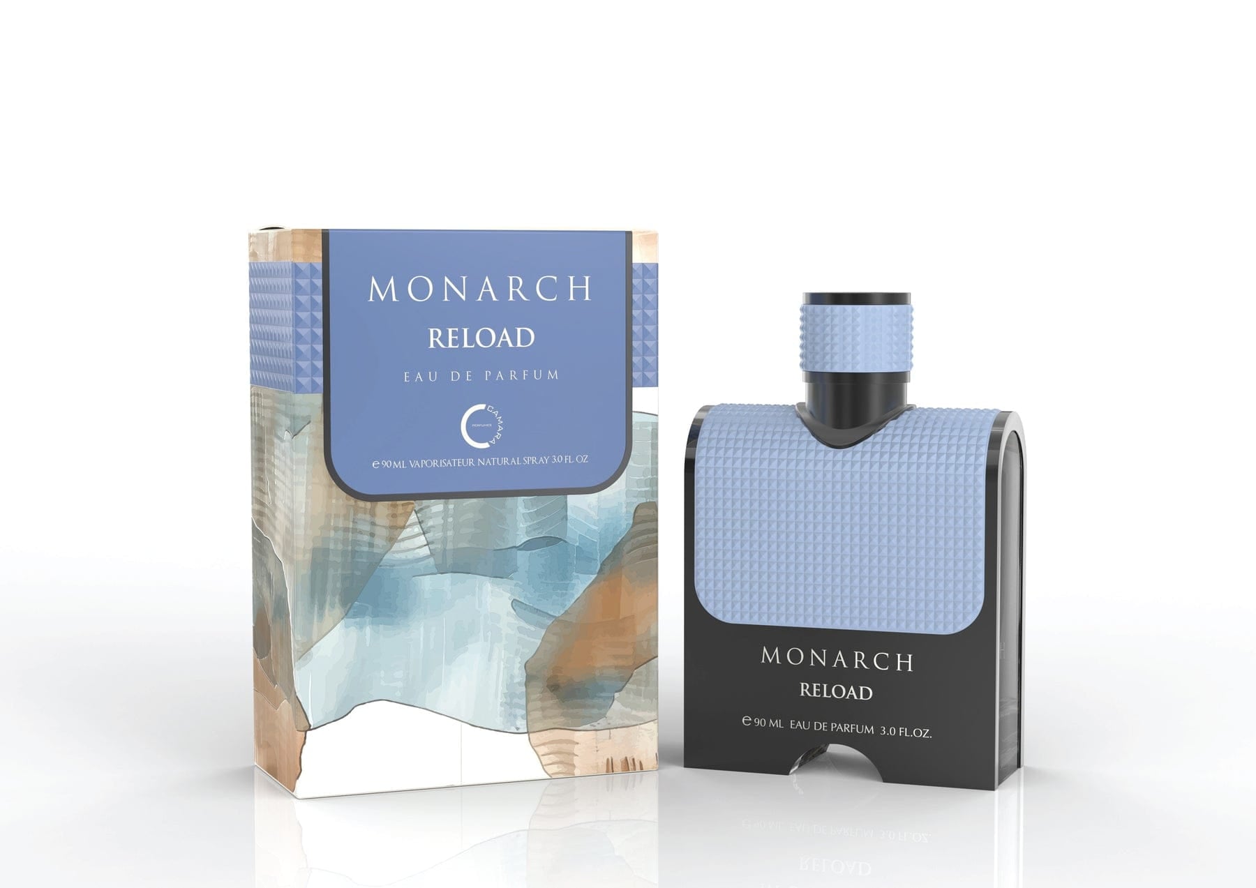 Monarch Reload 90ml EDP - Camara Perfume fresco moderno para hombre