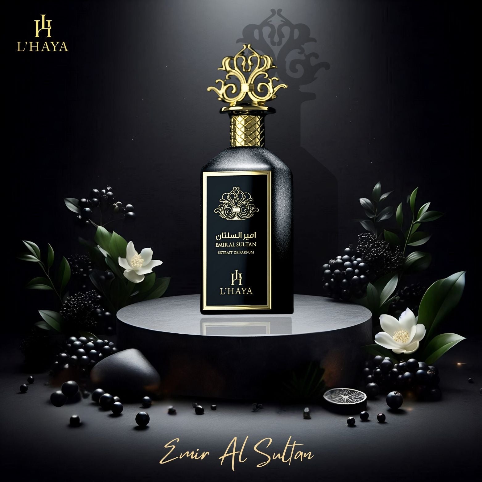 Emir Al Sultan Extrait de Parfum - L'Haya Perfume real árabe