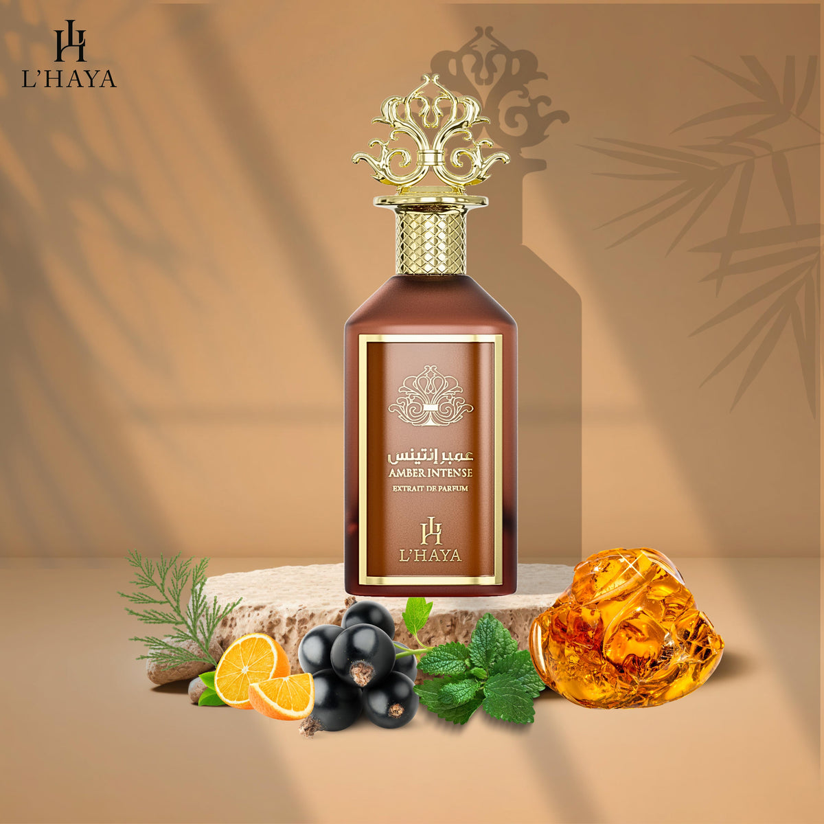Amber Intense Extrait de Parfum - L'Haya Perfume ambar lujoso intenso