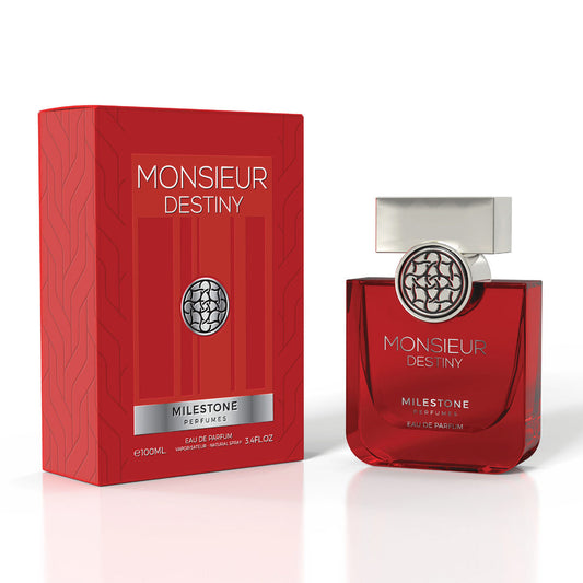 Milestone Monsieur Destiny EDP - Perfume destino masculino sofisticado