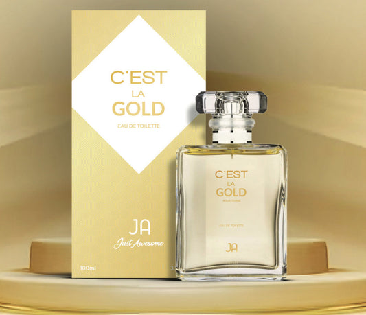 C'est La Gold EDT 100ml - Just Awesome Perfume dorado lujoso