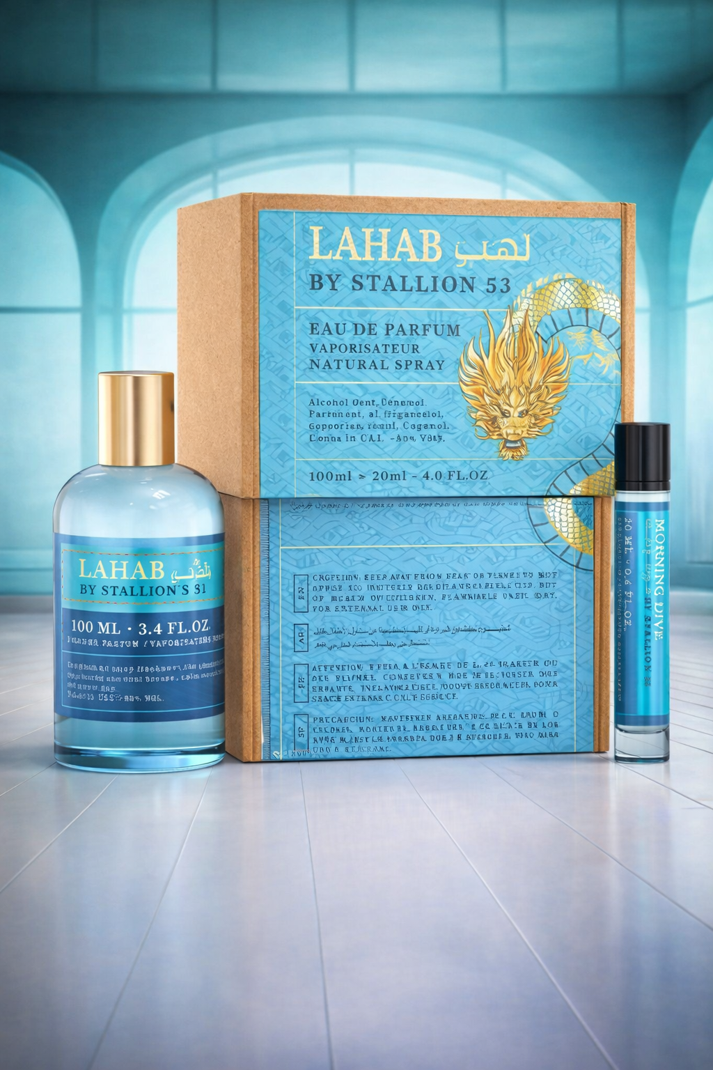 Lahab – Stallion 53 Eau de Parfum 100ml + 20ml for Men