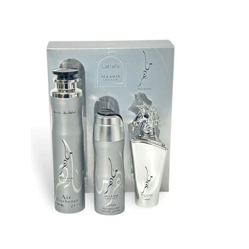 Lattafa Maahir Legacy – 3-Piece Gift Set