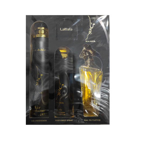 Lattafa Maahir – 3-Piece Gift Set